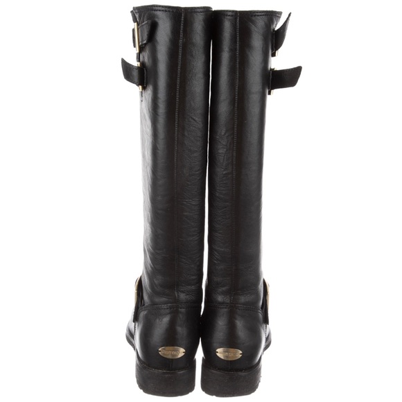 Jimmy Choo Yule Biker Leather Moto Boots size 5.5 Made in Italy - Picture 4 of 15